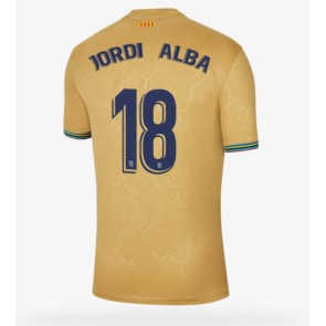 Barcelona Jordi Alba #18 Bortatröja 2022-23 Kortärmad